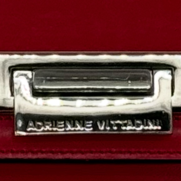 Adrienne Vittadini Red Satchel Shoulder Bag‎ - Picture 11 of 14